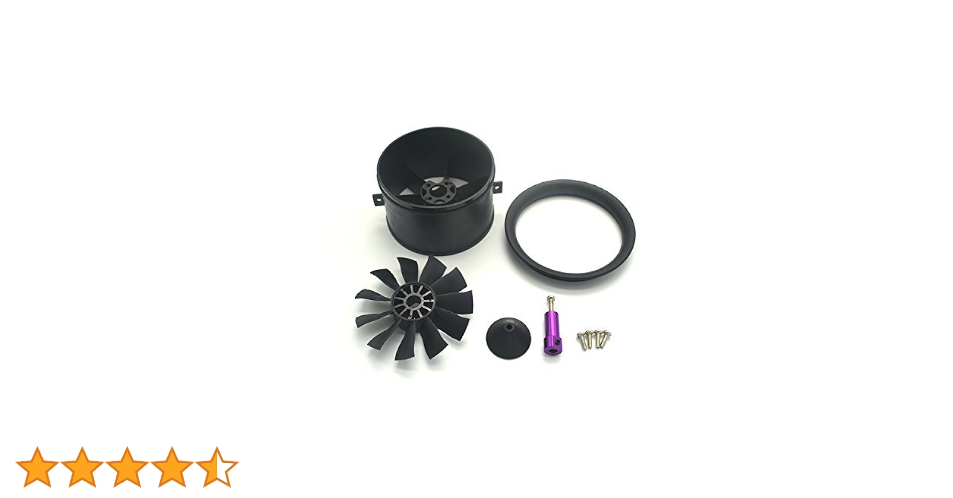 Amazon | PowerFun 電子ダクテッドファン 70mm 11ブレードダクトファン